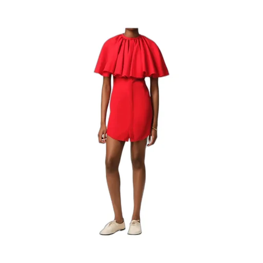 Ami Ruffled Mini Dress