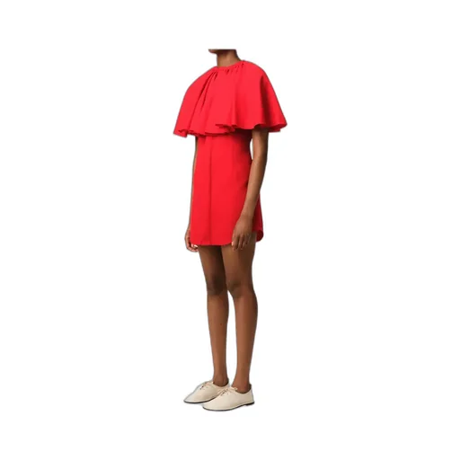 Ami Ruffled Mini Dress