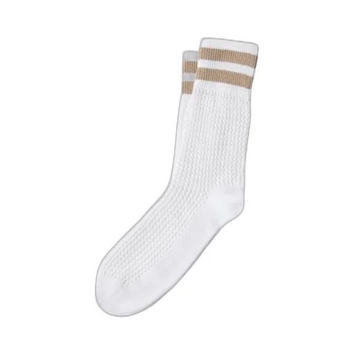 Brunello Cucinelli Stripe-Detailed Open-Knit Socks