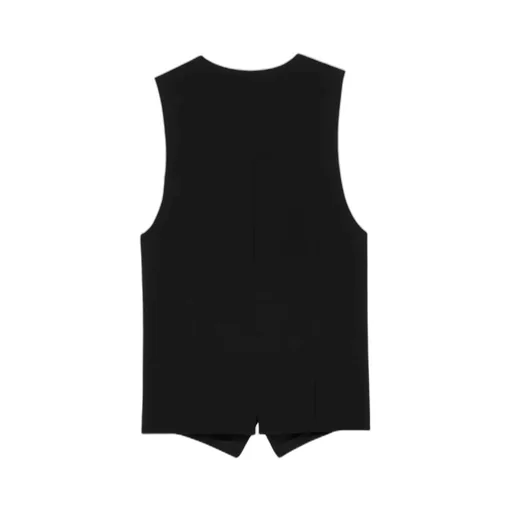 Vest In Silk Crepe Muslin