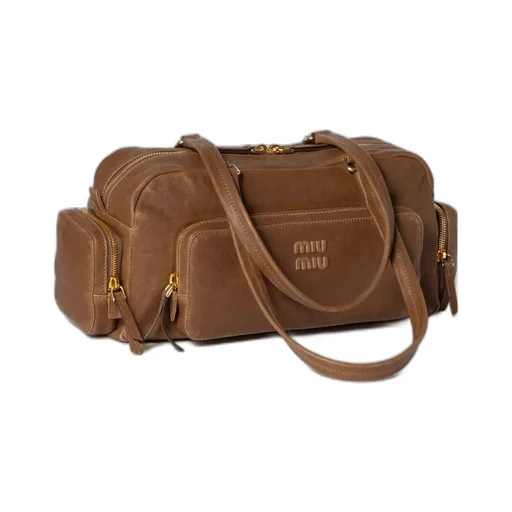 Pocket Washed Nappa Leather Bag
