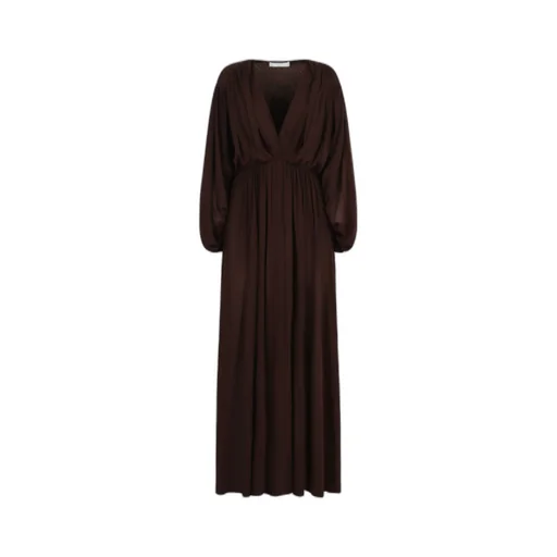 Philosophy Di Lorenzo Serafini Long V-Neck Dress