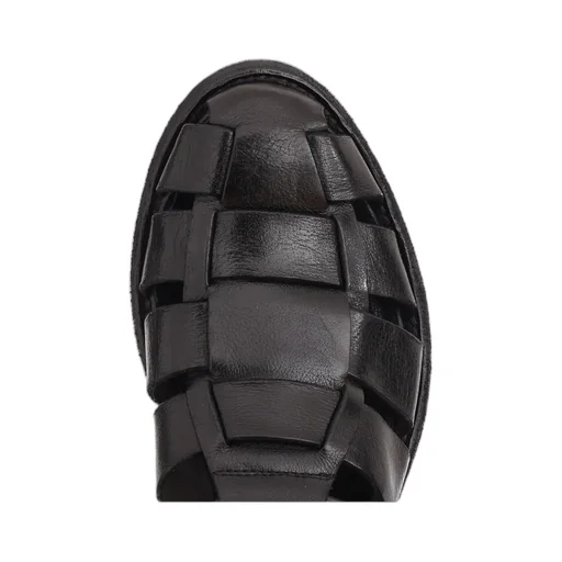 Round Toe Flat Sandals