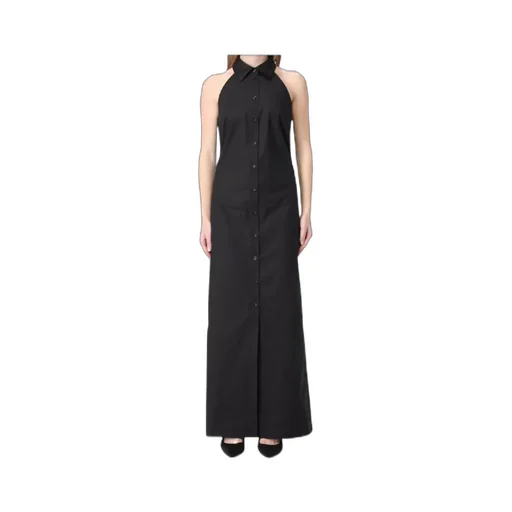 Sleeveless Pointed Neck Dress