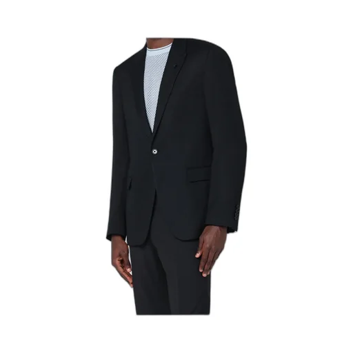 Single-Breasted Single-Button Blazer