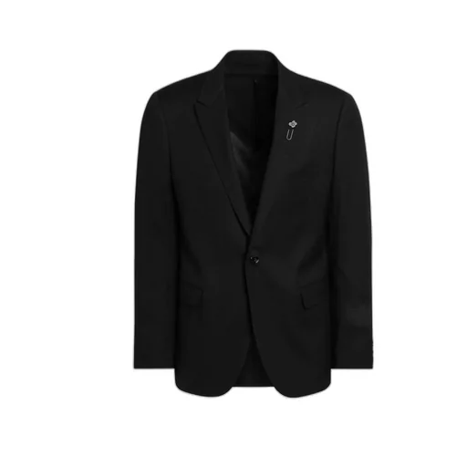 Single-Breasted Single-Button Blazer