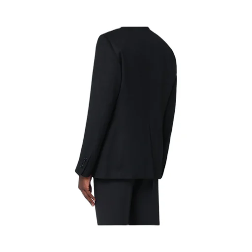 Single-Breasted Single-Button Blazer