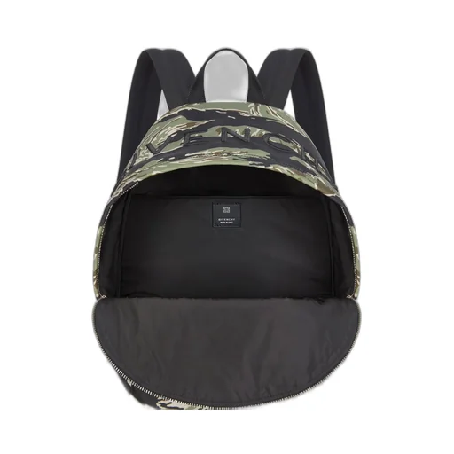 Essential U Backpack In Nylon With Camo Print