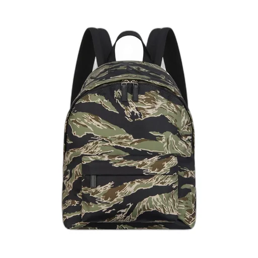 Essential U Backpack In Nylon With Camo Print