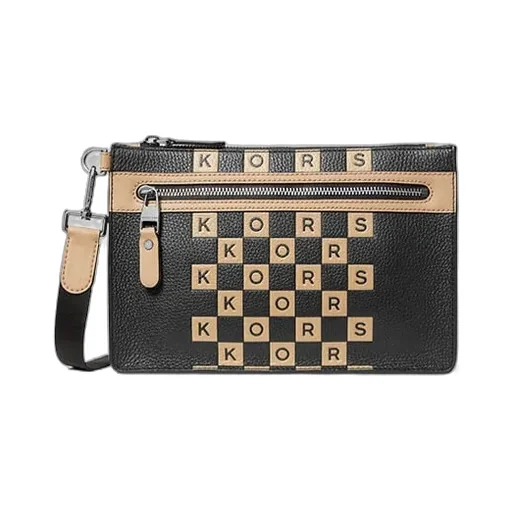 Hudson Logo-Print Messenger Bag
