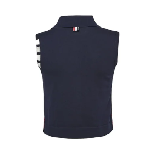 Button-Down Sleeveless Shirt