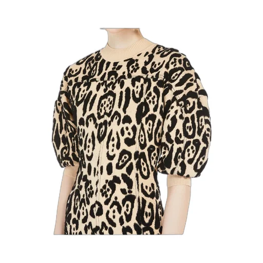 Animal-Print Terry Dress