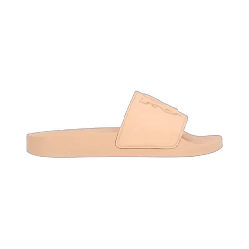 Palm Angels Logo Monogram Embossed Pool Slides