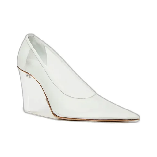 Transparent Wedge Pumps - Runway