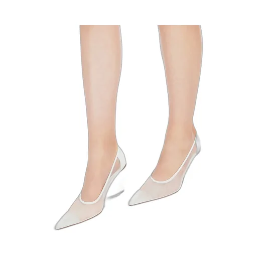 Transparent Wedge Pumps - Runway