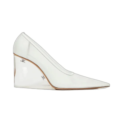 Transparent Wedge Pumps - Runway