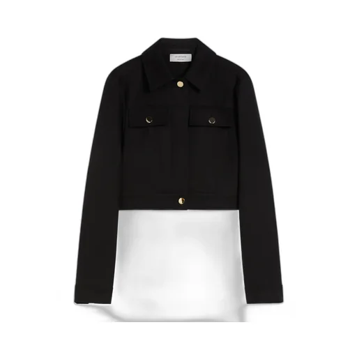 Cotton Cady Cropped Jacket