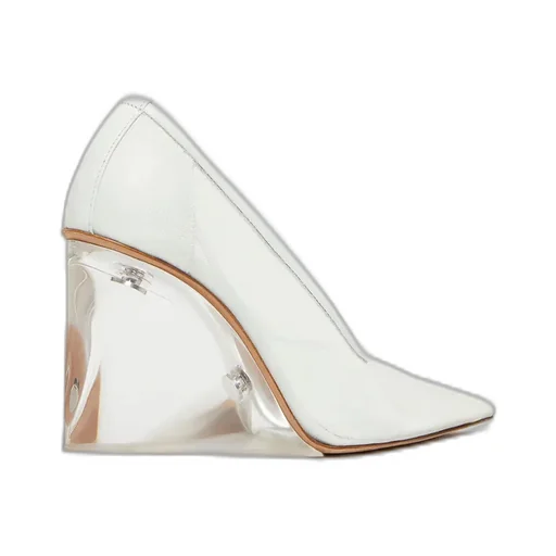 Transparent Wedge Pumps - Runway