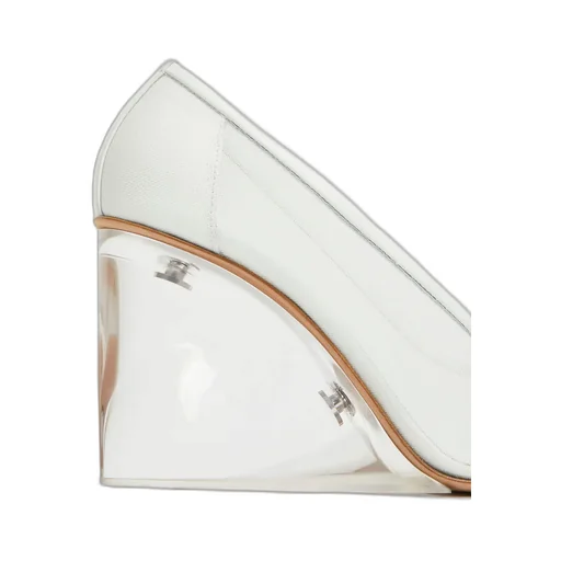 Transparent Wedge Pumps - Runway