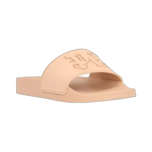 Palm Angels Logo Monogram Embossed Pool Slides