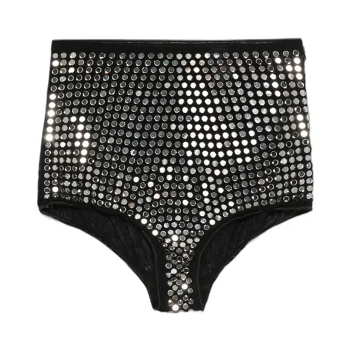 OsÉRee Embellished Meshed Shorts