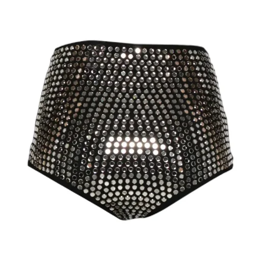 OsÉRee Embellished Meshed Shorts