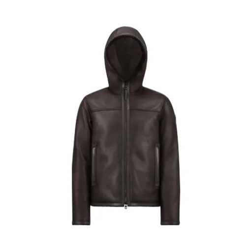 Charnassere Nappa Leather Down Jacket