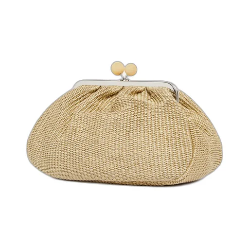 Medium Raffia-Effect Pasticcino Bag