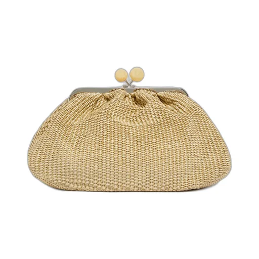 Medium Raffia-Effect Pasticcino Bag