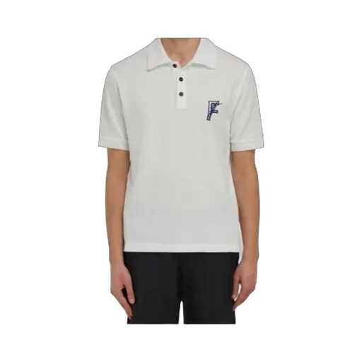 Ferragamo Logo Embroidered Short Sleeved Polo Shirt