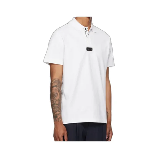 Versace Jeans Couture Barocco Print Short-Sleeved Polo Shirt