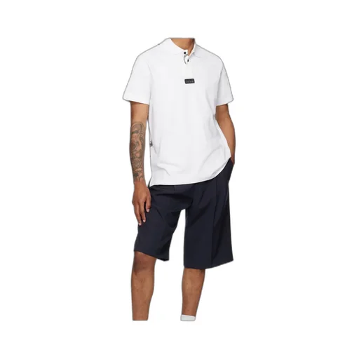 Versace Jeans Couture Barocco Print Short-Sleeved Polo Shirt