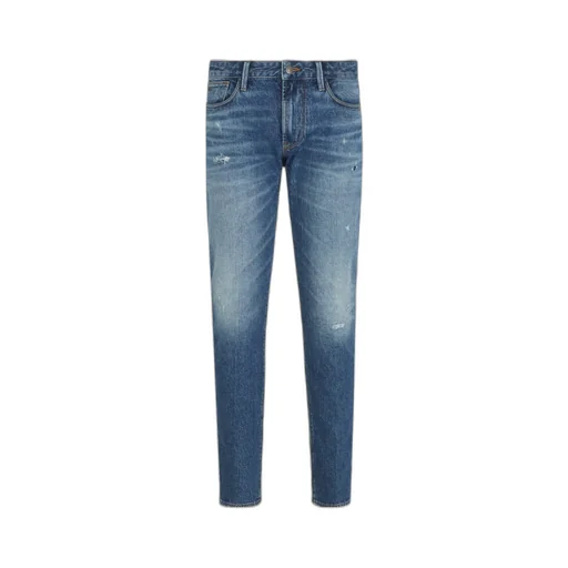 Emporio Armani Distressed Slim Fit Jeans