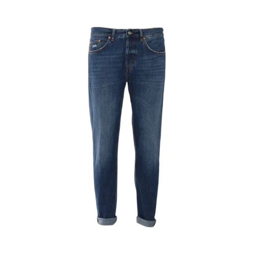 Denim Trousers With Belt Loops
