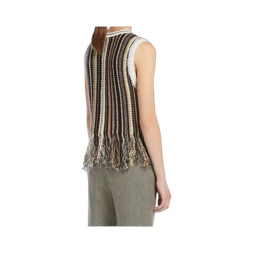 Linen Top With Fringes