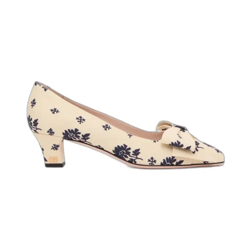 Valentino Bowow Flower Printed Pumps