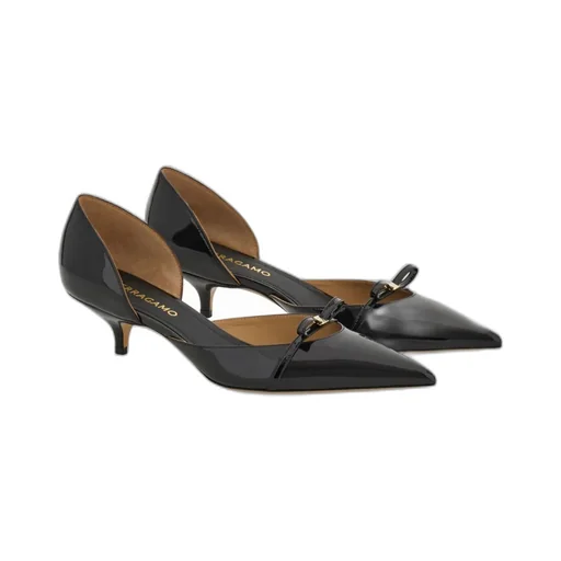 Mini Bow Mid Heel Pump