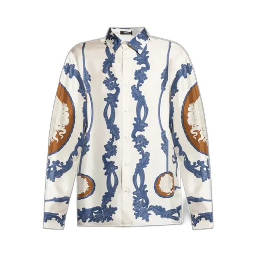 Versace Pattern-Printed Long-Sleeved Shirt