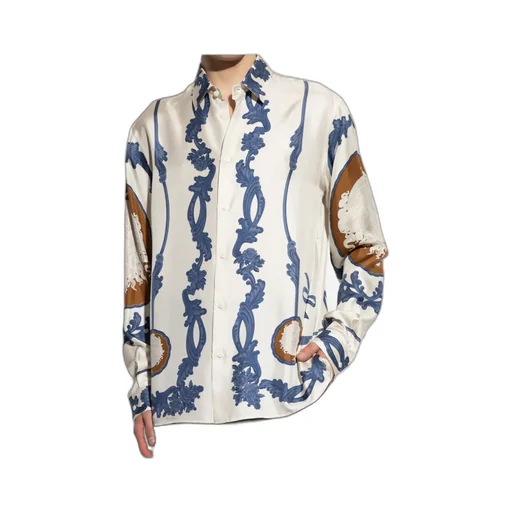 Versace Pattern-Printed Long-Sleeved Shirt