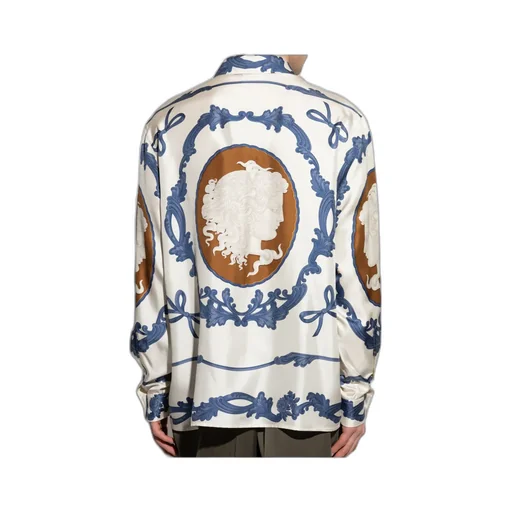 Versace Pattern-Printed Long-Sleeved Shirt