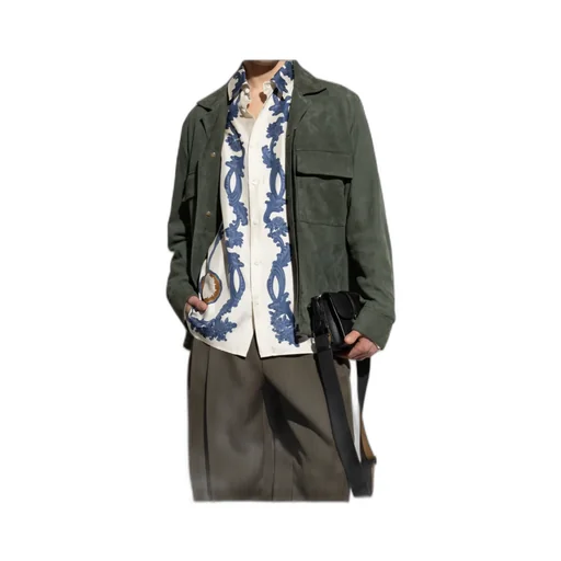 Versace Pattern-Printed Long-Sleeved Shirt