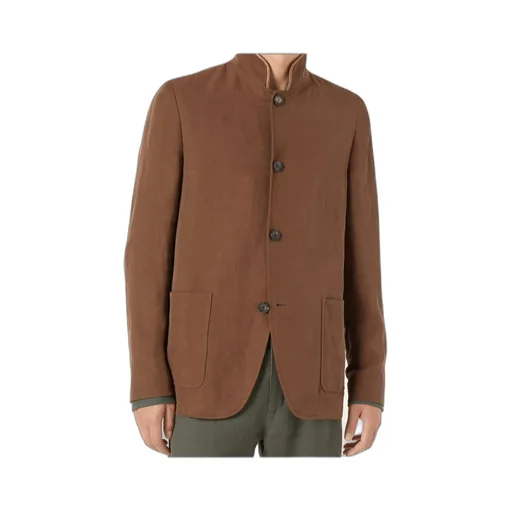 Loro Piana Spagna Long-Sleeved Buttoned Jacket