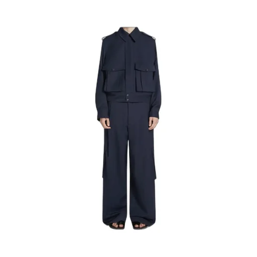 Wide-Leg Casual Pants