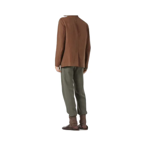 Loro Piana Spagna Long-Sleeved Buttoned Jacket