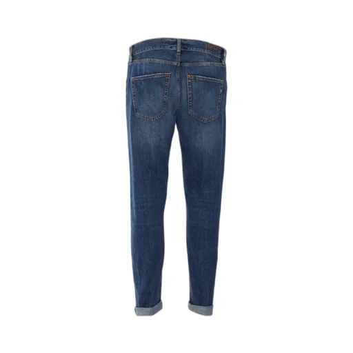 Denim Trousers With Belt Loops