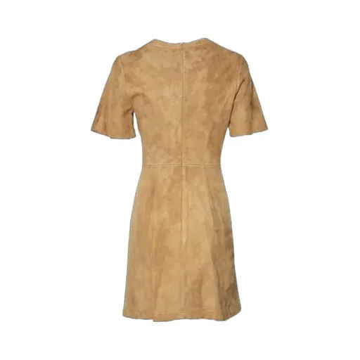 Rabanne Gathered Crewneck Mini Dress