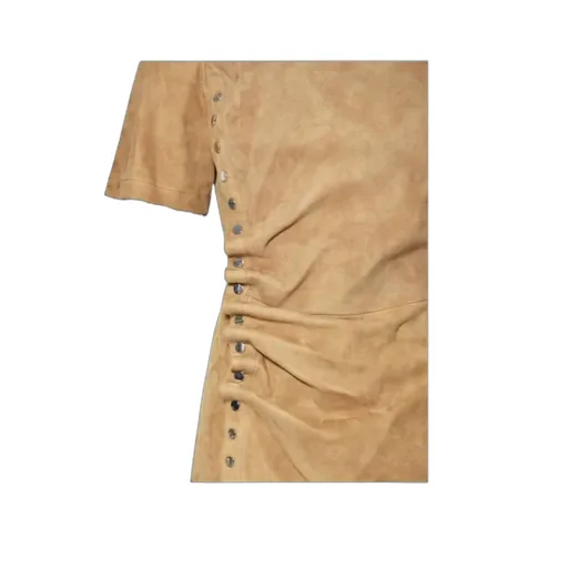Rabanne Gathered Crewneck Mini Dress