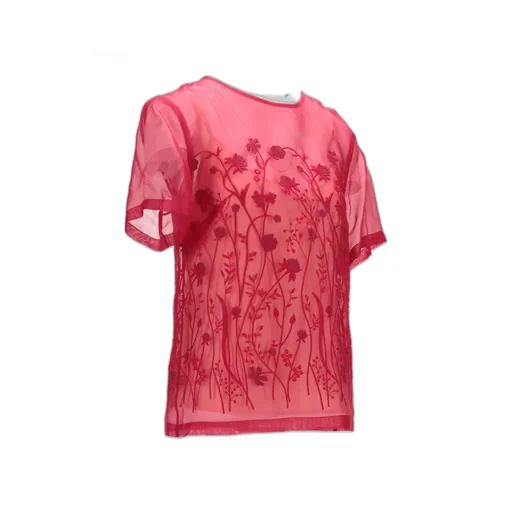 P.A.R.O.S.H. Layered Floral Embellished Top
