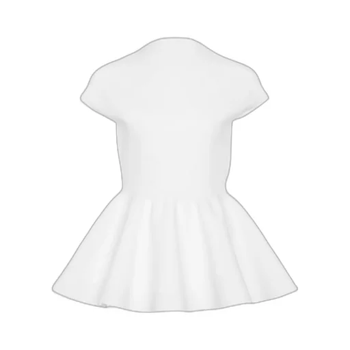 AlaÏA Knitted Peplum Top