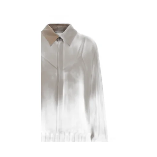 Ami Paris Long-Sleeved Pleated Midi Dress